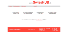 Tablet Screenshot of hub.ch